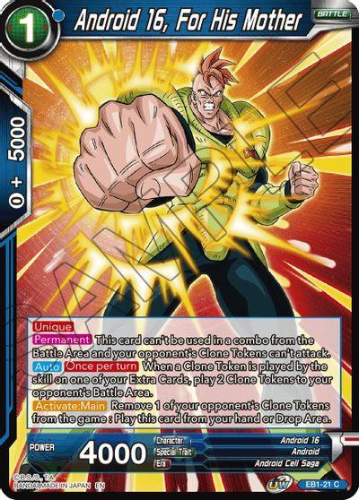 Android 16, For His Mother (EB1-21) [Battle Evolution Booster] - POKÉ JEUX