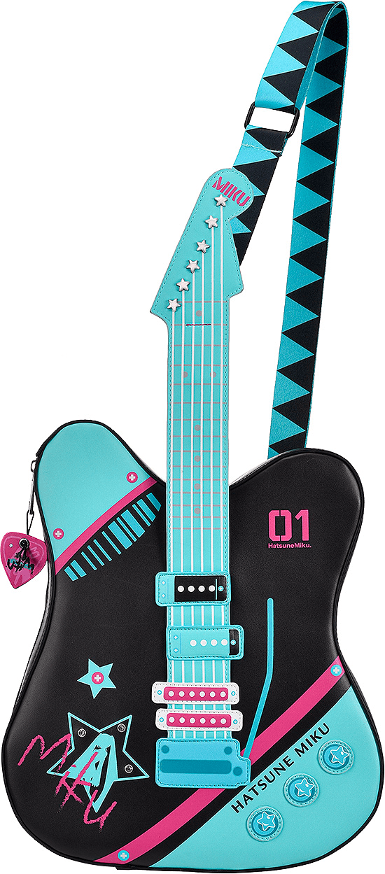 Hatsune Miku Guitar-Shaped Shoulder Bag - POKÉ JEUX