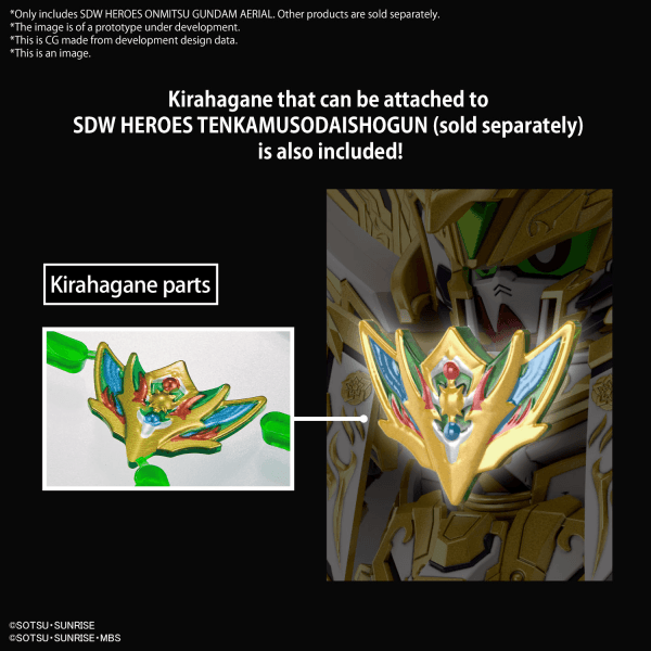 SDW Heroes Onmitsu Gundam Aerial - POKÉ JEUX