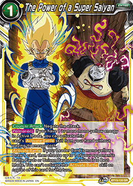 The Power of a Super Saiyan (BT13-120) [Supreme Rivalry] - POKÉ JEUX