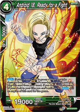 Android 18, Ready for a Fight (BT14-070) [Cross Spirits] - POKÉ JEUX