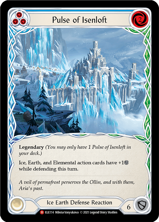 Pulse of Isenloft [ELE114] (Tales of Aria) 1st Edition Cold Foil - POKÉ JEUX