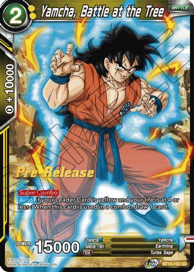 Yamcha, Battle at the Tree (BT15-102) [Saiyan Showdown Prerelease Promos] - POKÉ JEUX