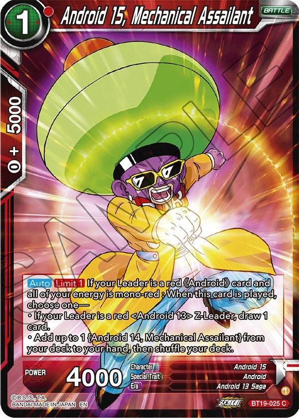 Android 15, Mechanical Assailant (BT19-025) [Fighter's Ambition] - POKÉ JEUX