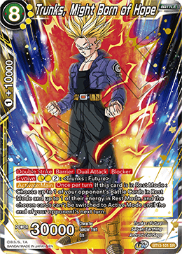 Trunks, Might Born of Hope (BT13-101) [Supreme Rivalry] - POKÉ JEUX