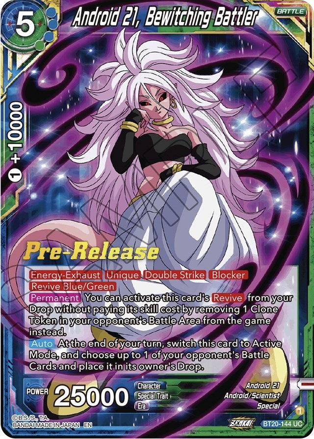 Android 21, Bewitching Battler (BT20-144) [Power Absorbed Prerelease Promos] - POKÉ JEUX