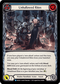 Unhallowed Rites (Blue) [MON161] (Monarch) 1st Edition Normal - POKÉ JEUX