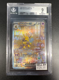 Alakazam ex SIR 201/165 BECKETT 9 #17160592