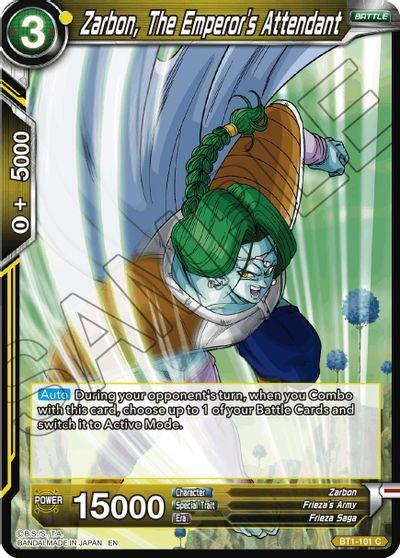 Zarbon, The Emperor's Attendant (Reprint) (BT1-101) [Battle Evolution Booster] - POKÉ JEUX