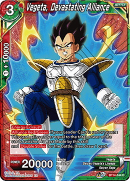 Vegeta, Devastating Alliance (BT14-144) [Cross Spirits] - POKÉ JEUX