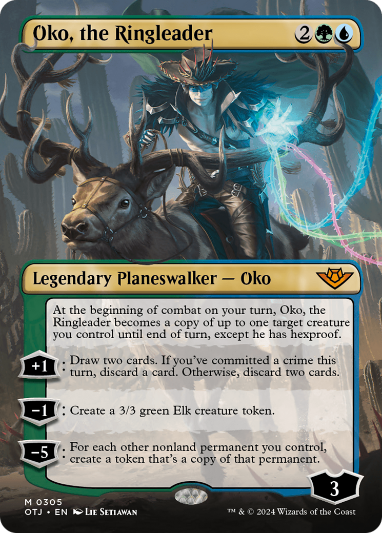 Oko, the Ringleader (Borderless) [Outlaws of Thunder Junction]