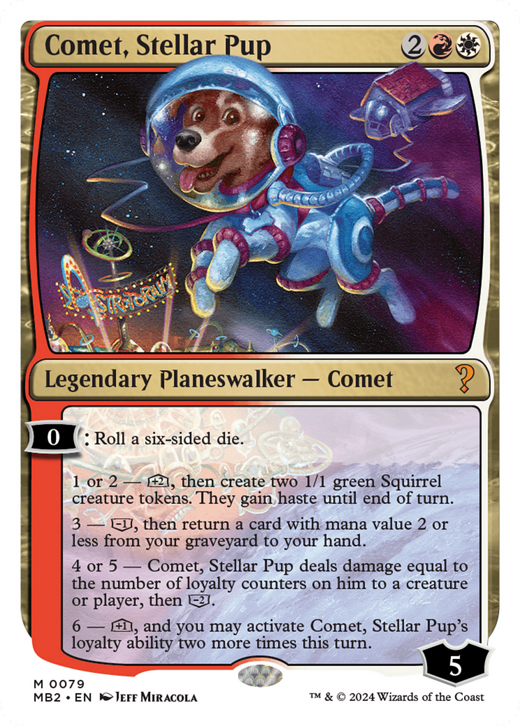 Comet, Stellar Pup [Mystery Booster 2]