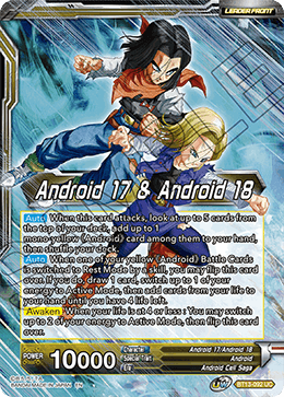 Android 17 & Android 18 // Android 17 & Android 18, Harbingers of Calamity (Uncommon) (BT13-092) [Supreme Rivalry] - POKÉ JEUX