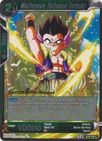 Mischievous Technique Gotenks (BT8-048_PR) [Malicious Machinations Prerelease Promos] - POKÉ JEUX