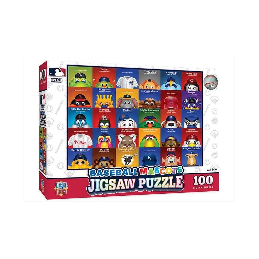 100 PC Jigsaw Puzzle: MLB Baseball Mascot