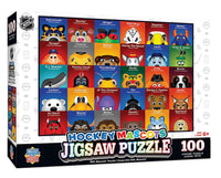 100 PC Jigsaw Puzzle: NHL Hockey Mascot