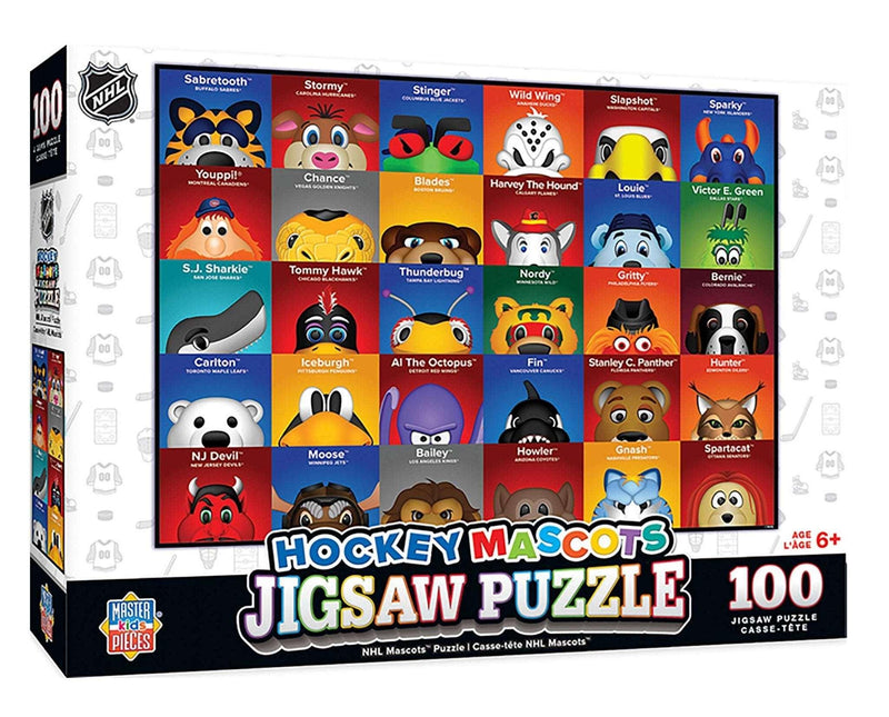 100 PC Jigsaw Puzzle: NHL Hockey Mascot