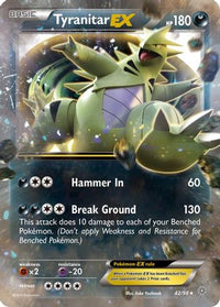 Tyranitar EX (42/98) [XY: Ancient Origins]