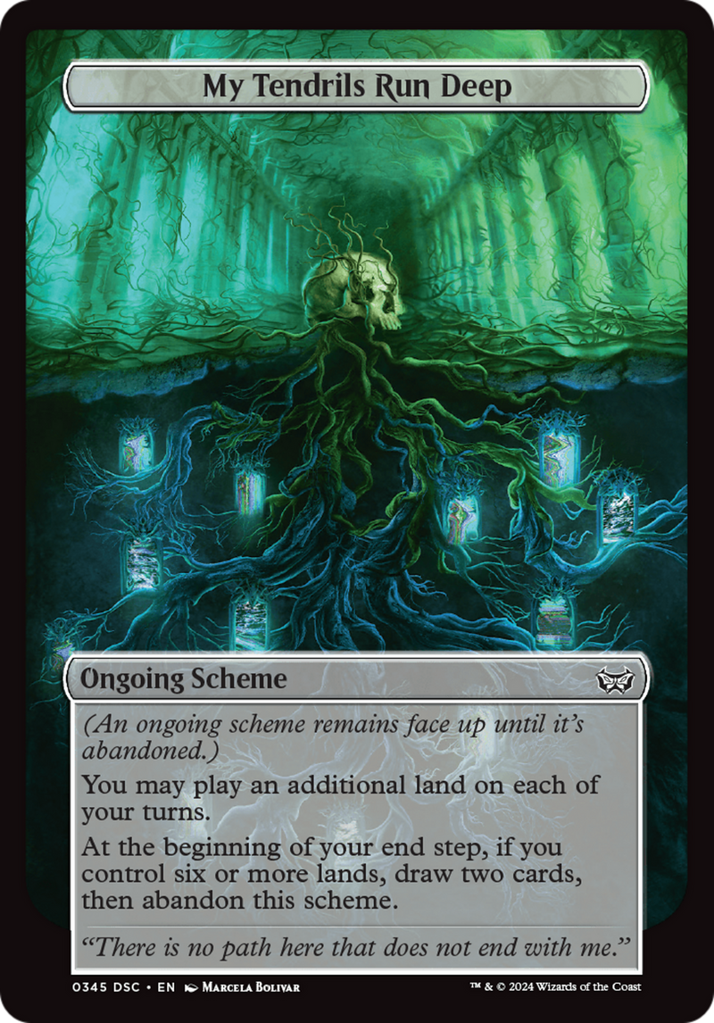 My Tendrils Run Deep (Full Art) [Duskmourn: Archenemy]