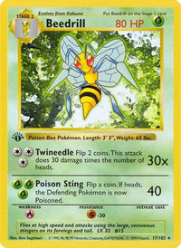 Beedrill (17/102) [Base Set Shadowless Unlimited]