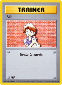 Bill (91/102) [Base Set Shadowless Unlimited]