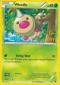 Weedle (1/12) [McDonald's Promos: 2014 Collection]