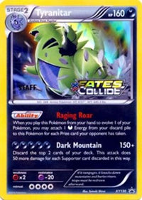 Tyranitar (XY130) (Staff) [XY: Black Star Promos]