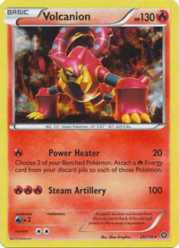 Volcanion (25/114) (Cracked Ice Holo) (Theme Deck Exclusive) [XY: Steam Siege]