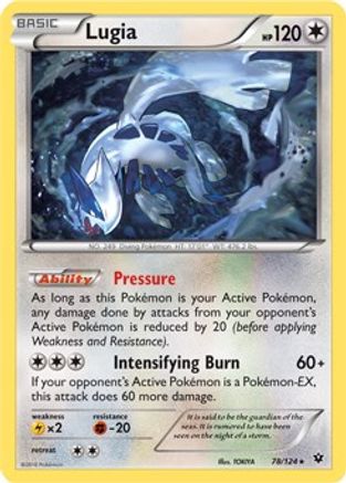 Lugia (78/124) (Theme Deck Exclusive) [XY: Fates Collide]