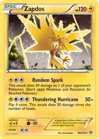 Zapdos (46/113) (Theme Deck Exclusive) [Black & White: Legendary Treasures]