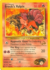 Brock's Vulpix (37/132) (W Stamped Promo) [Gym Challenge Unlimited]