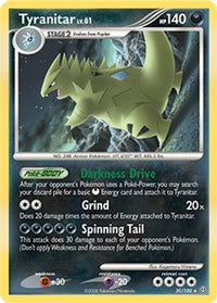 Tyranitar (30/100) (Theme Deck Exclusive) [Diamond & Pearl: Stormfront]