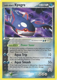 Team Aqua's Kyogre (3/95) (Theme Deck Exclusive) [EX: Team Magma vs Team Aqua]