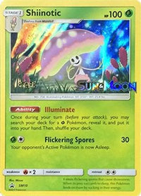 Shiinotic (SM10) (Staff Prerelease Promo) [Sun & Moon: Black Star Promos]