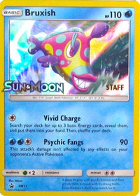 Bruxish (SM11) (Staff Prerelease Promo) [Sun & Moon: Black Star Promos]