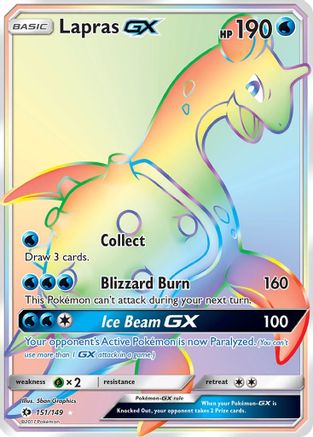 Lapras GX (151/149) [Sun & Moon: Base Set]