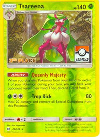 Tsareena (20/149) (League 3rd Place) [Sun & Moon: Base Set]