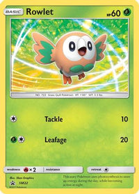 Rowlet (SM22) [Sun & Moon: Black Star Promos]