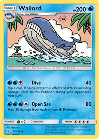 Wailord (30/145) [Sun & Moon: Guardians Rising]