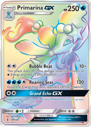 Primarina GX (149/145) [Sun & Moon: Guardians Rising]