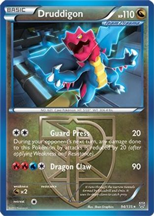 Druddigon (94/135) (Theme Deck Exclusive) [Black & White: Plasma Storm]