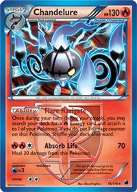 Chandelure (16/116) (Theme Deck Exclusive) [Black & White: Plasma Freeze]