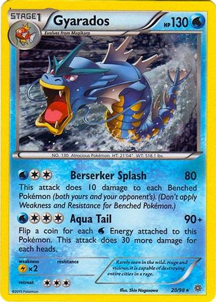 Gyarados (20/98) (Cosmos Holo) [XY: Ancient Origins]