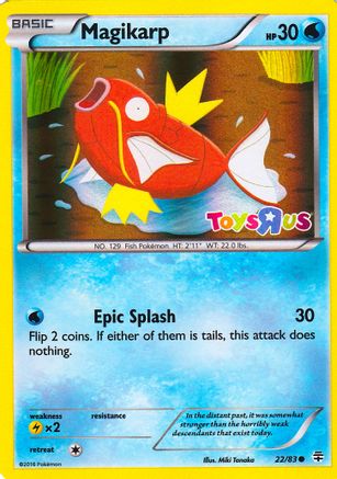 Magikarp (22/83) (Toys R Us Promo) [XY: Generations]