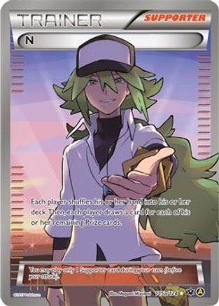 N (105a/124) (Alternate Art Promo) [XY: Fates Collide]