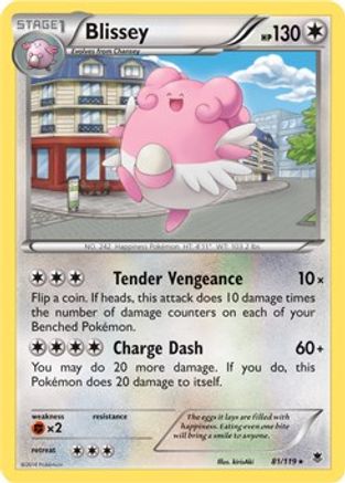 Blissey (81/119) (Cosmos Holo) [XY: Phantom Forces]