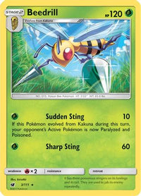 Beedrill (3/111) [Sun & Moon: Crimson Invasion]