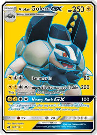 Alolan Golem GX (102/111) [Sun & Moon: Crimson Invasion]