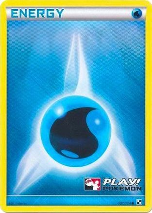 Water Energy (107/114) (Play Pokemon Promo) [Black & White: Base Set]