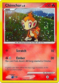 Chimchar (76/130) (Cosmos Holo) [Diamond & Pearl: Base Set]